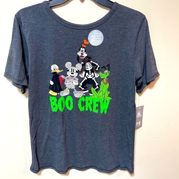 Disney Boo Crew Halloween T-Shirt XL 14 NWT - Picture 1 of 7